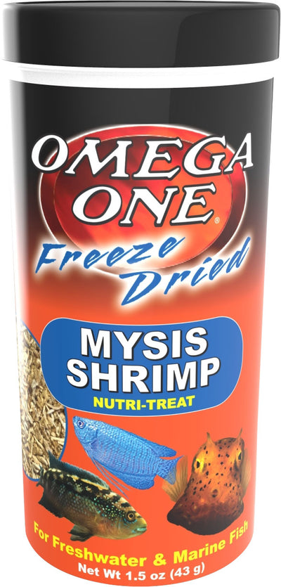 Omega One Freeze Dried Mysis Shrimp, 1.5 oz - Standard