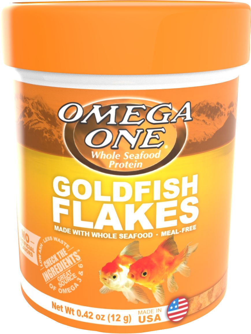 Omega One Goldfish Flake, .42 oz - Standard
