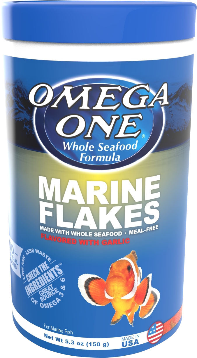 Omega One Garlic Marine Flake, 5.3 oz - Standard