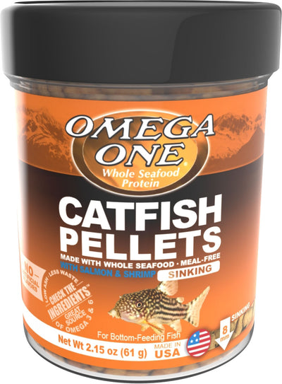 Omega One Catfish W/Shrimp Pellet, 2.15 oz - Standard