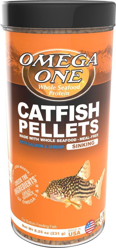 Omega One Catfish W/Shrimp Pellet, 8.25 oz - Standard