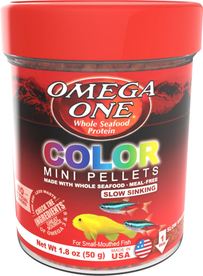 Omega One Color Mini Pellet, 1.8 oz - Standard