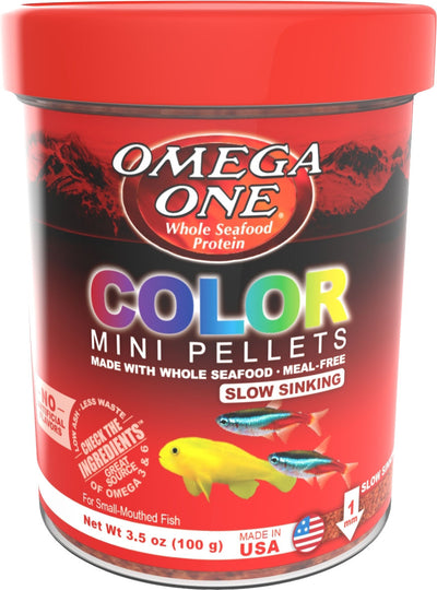 Omega One Color Mini Pellet, 3.5 oz - Standard
