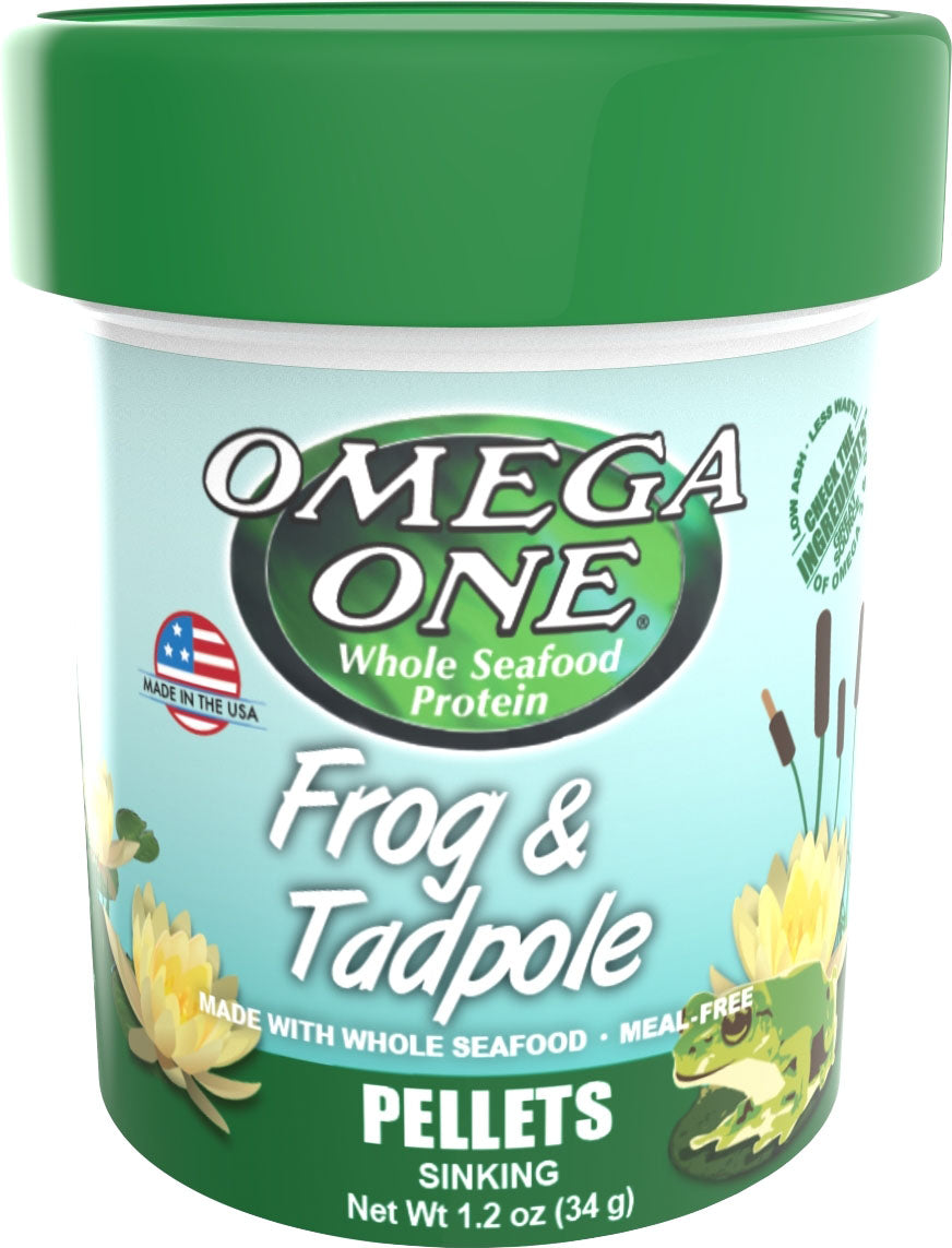 Omega One Frog and Tadpole Pellet, 1.2 oz - General