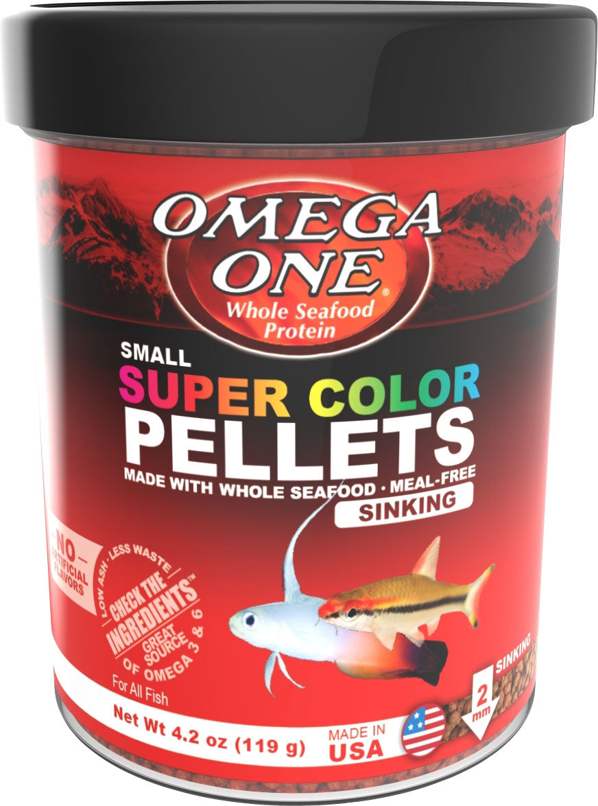 Omega One Sink Super Color Pellet, 4.2 oz - Standard