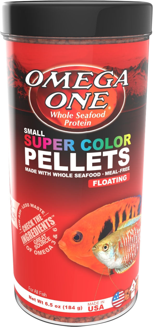 Omega One Float Super Color Pellet, 6.5 oz - Standard