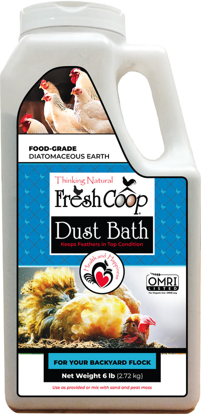 Fresh Coop Dust Bath Diatomaceous Earth, 6 lb