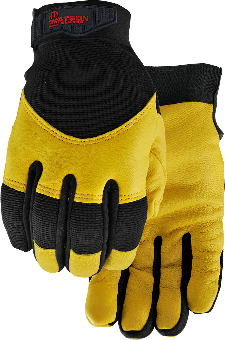Watson Gloves Mens Winter Flextime Wastenot Fabric, Black, SM - Leather Insulated Work