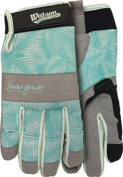 Watson Gloves Ladys Fresh Air Wastenot Fabric, Teal, LG - Garden
