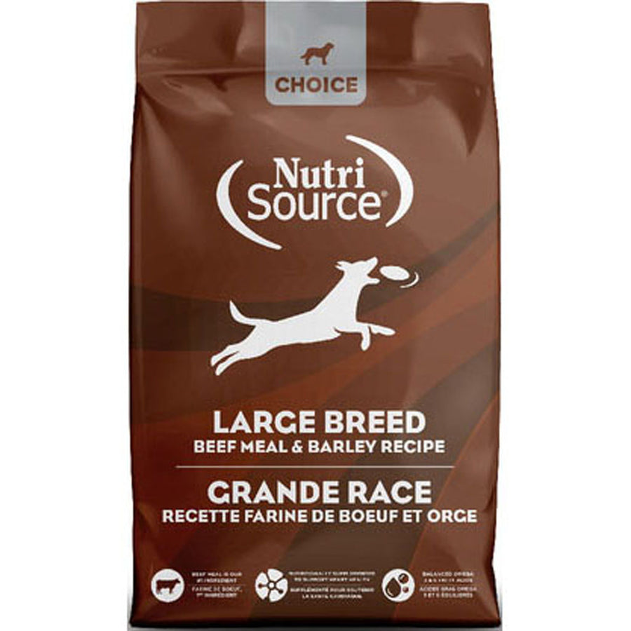 Nutrisource Choice Large Breed Adult Als Dog Food, Beef, 40 lb - Dry