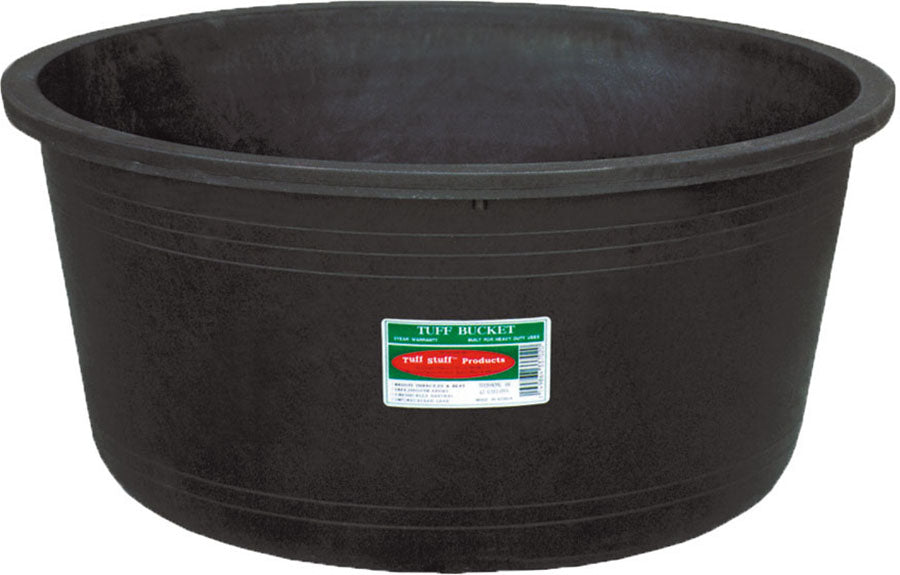 Tuff Stuff Round Tub, Black, 25 gal - Stock Tanks