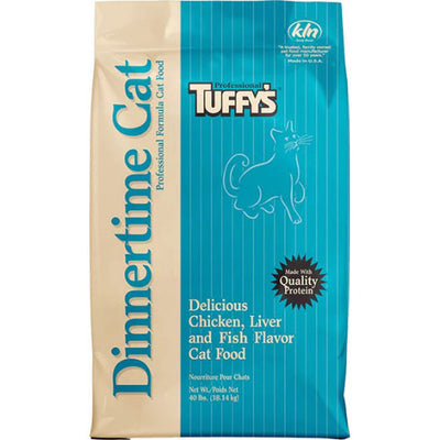 Tuffy's Tuffys Professional Dinnertime Cat Food, Chicken/Liver/Fish, 40 lb - Dry