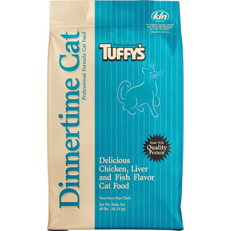 Tuffy's Tuffys Professional Dinnertime Cat Food, Chicken/Liver/Fish, 40 lb - Dry
