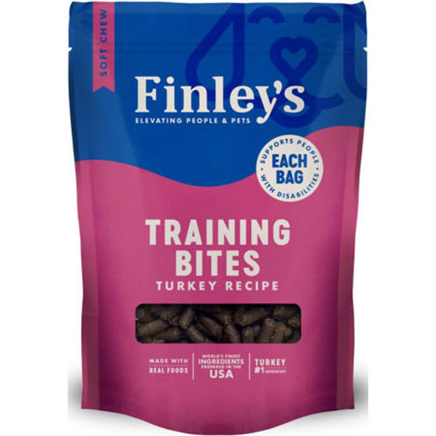 Finley's Finleys Soft Chew Trainer Bites Dog Treats, Turkey, 16 oz - Soft Treats