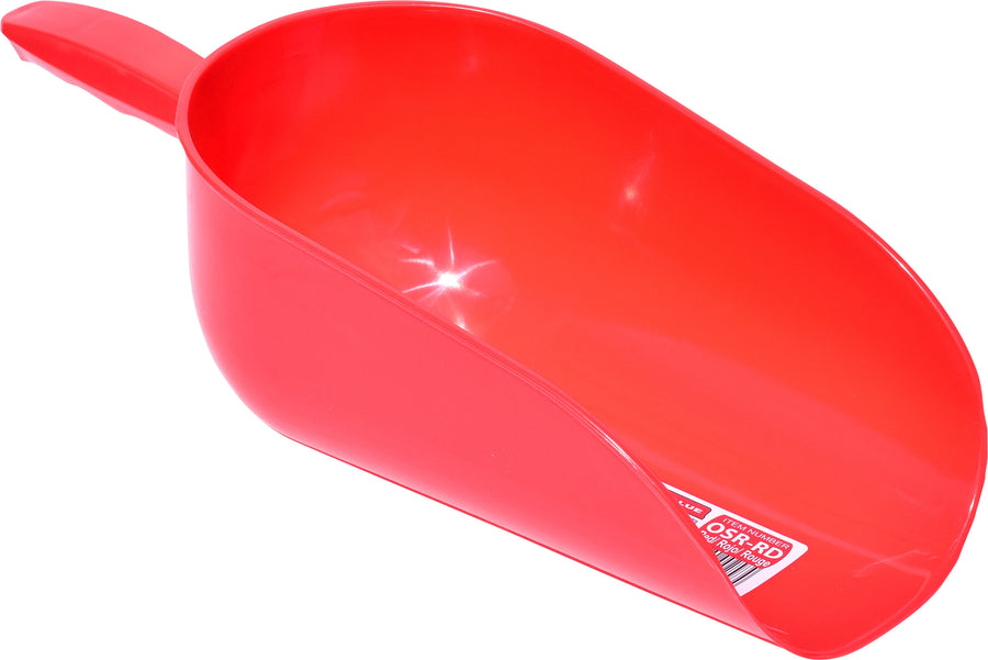 Tuff Stuff Open Scoop Round, Red, 5 qt - Scoops