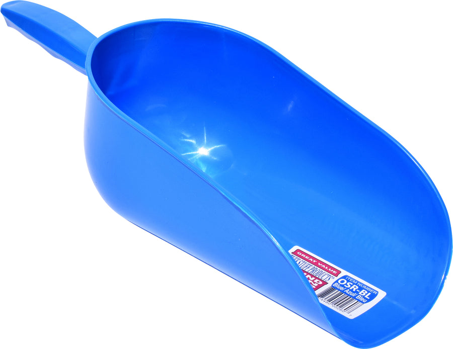 Tuff Stuff Open Scoop Round, Blue, 5 qt - Scoops