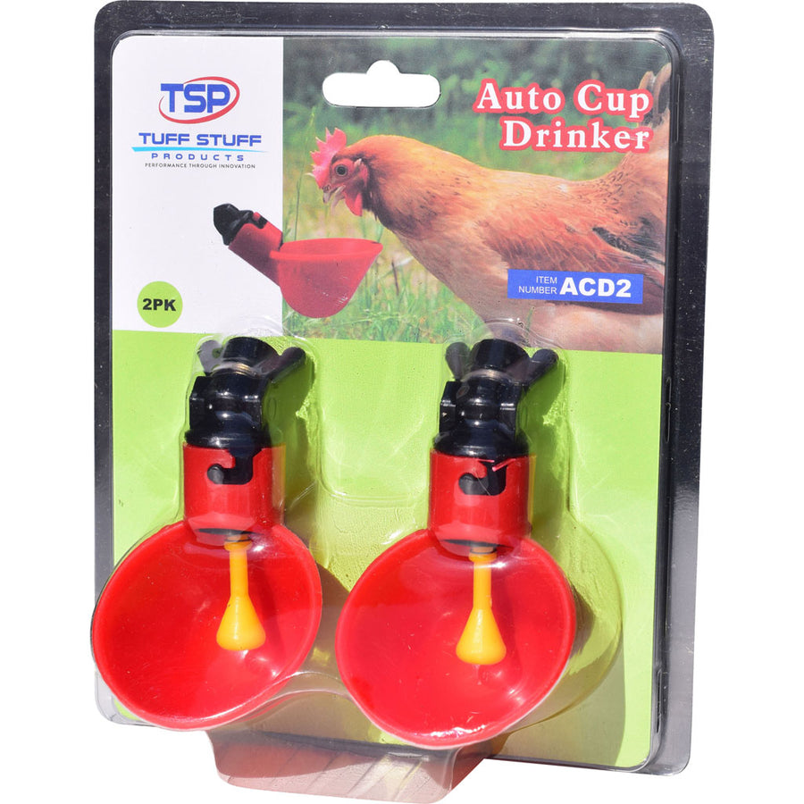 Tuff Stuff Auto Chick Cup Drinker, 2 pk - Nipples