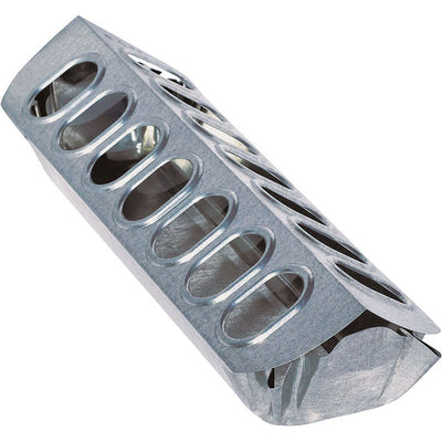 Tuff Stuff Galvanized Ground Feeder, Galvanized, 12in - Flip Top Feeder