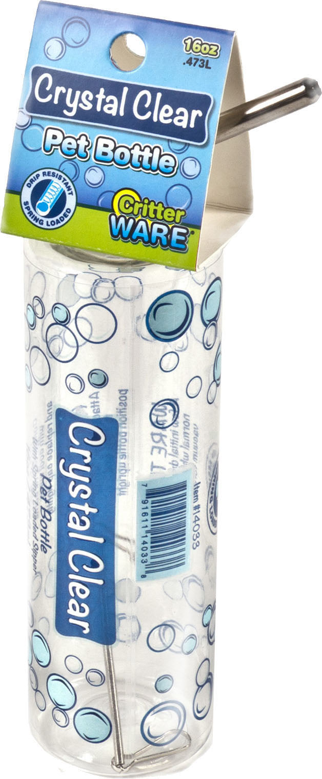 Ware Crystal Clear Plastic Pet Bottle, 16 oz - Bottles