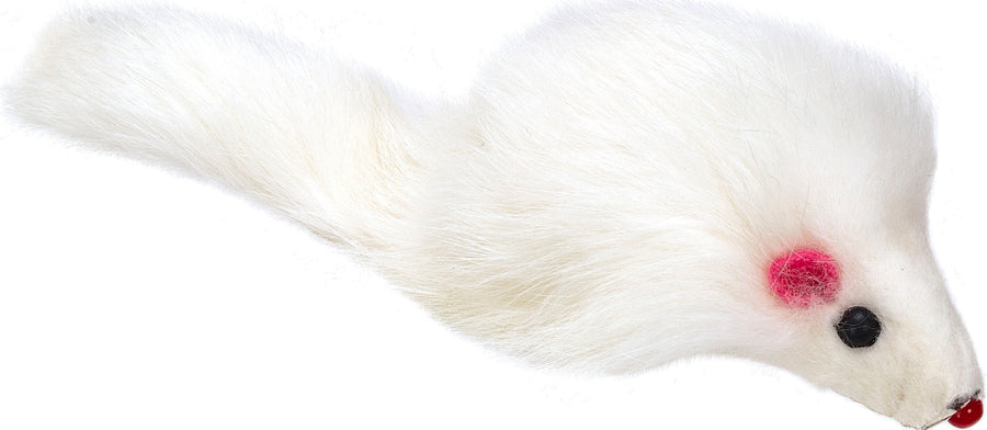 Ware Fluffy Fur Mouse Cat Toy - Catnip