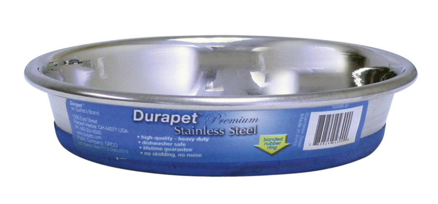 Ourpet's Durapet Stainless Steel Cat Dish, 6 oz - Dishes