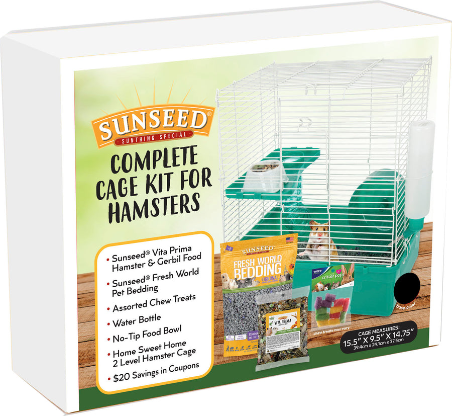 Ware Home Sweet Home Hamster Starter Kit, 15.5x9.5x14.75 in - Starter Kits
