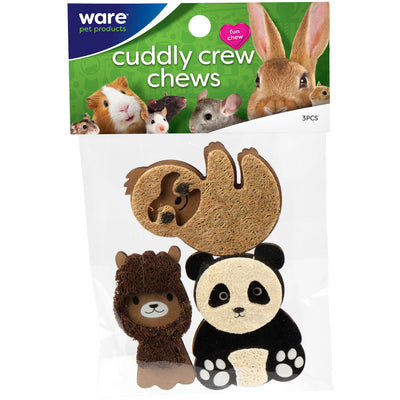 Ware Cuddly Crew Small Animal Chew, 5in-3 pc - Chews