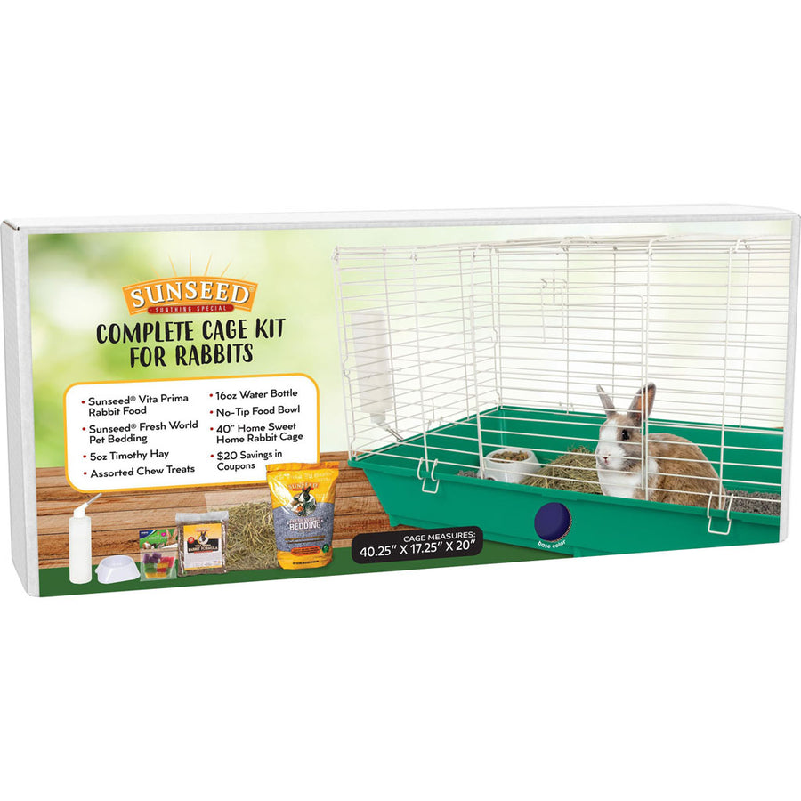 Ware Home Sweet Home Sunseed Starter Kit Rabbit, Purple, 40.25x17.25x15.50 in - Starter Kits