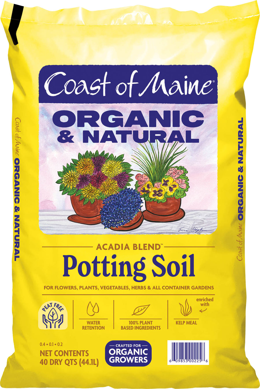 Coast of Maine Acadia Blend Potting Soil, 40 qt - Potting Soils & Mulches