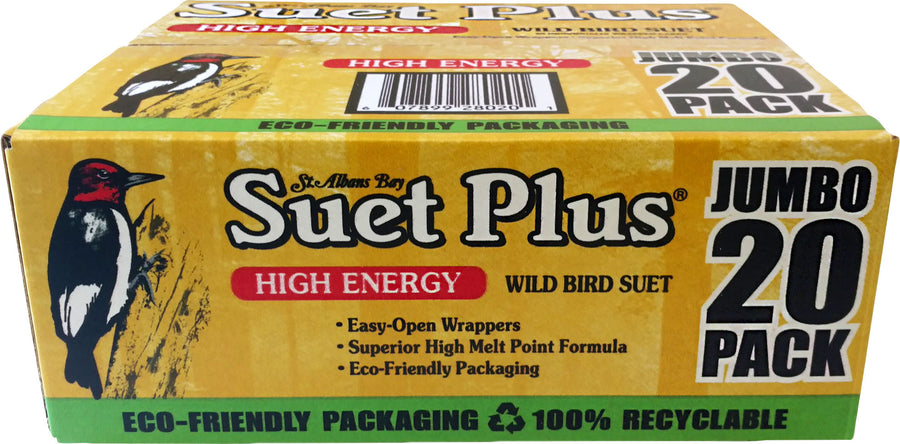Suet Plus High Energy Jumbo Pack, High Energy, 20 pk - Suet Cakes