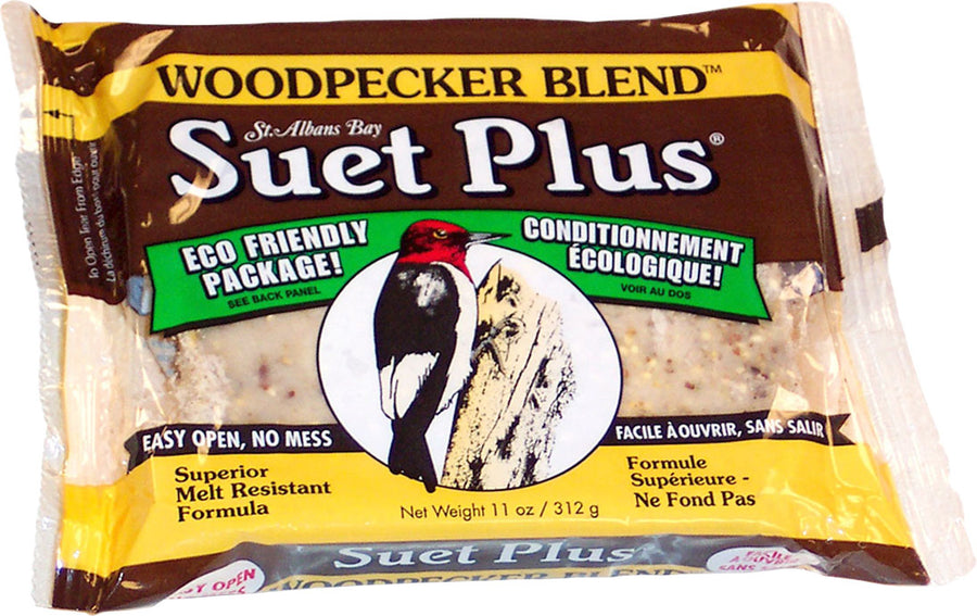 Suet Plus Suet Cake, Woodpecker, 11 oz - Suet Cakes