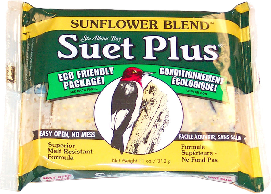 Suet Plus Suet Cake, Sunflower, 11 oz - Suet Cakes