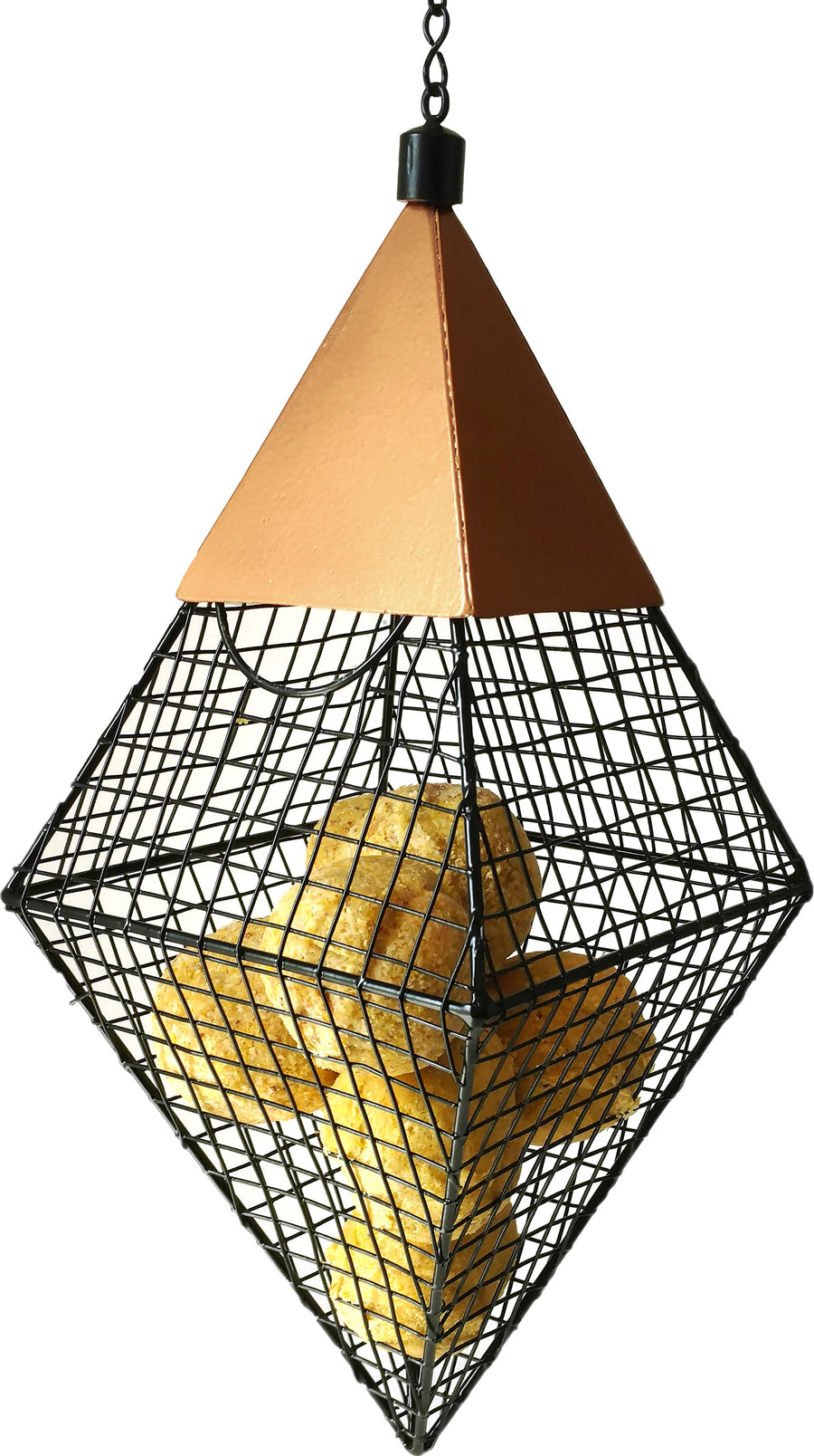 Wildlife Sciences Diamond Suet Ball Feeder, 12 Ball Cap - Suet and Seed Cake Feeders