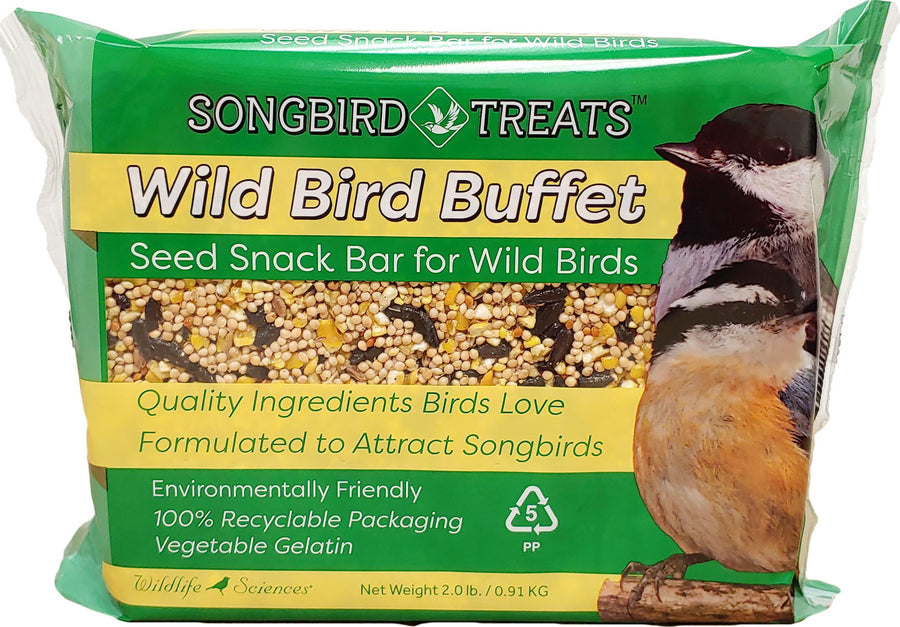 Songbird Treats Large Seed Cake, Wild Bird, 2 lb - Seed Cakes