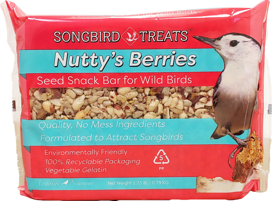 Songbird Treats Large Seed Cake, Nutty, 1.75 lb - Seed Cakes