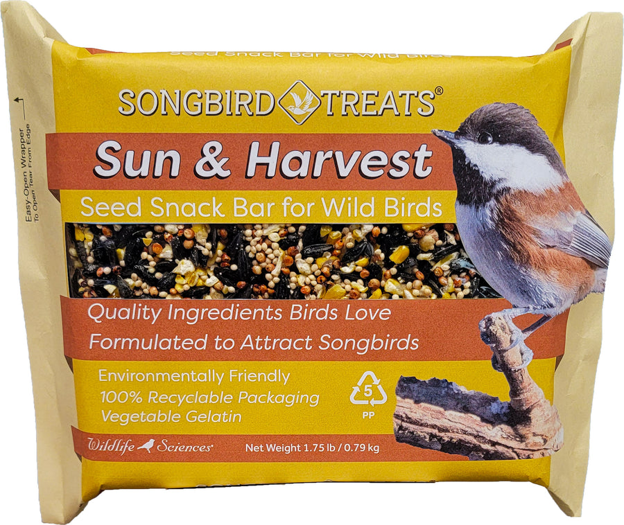 Songbird Treats Large Seed Cake, Sun & Harvest, 1.75 lb - Seed Cakes