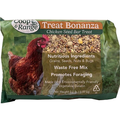 Coop & Range Chicken Seed Bar Treat, Bonanza, 2 lb - Treats