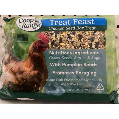 Coop & Range Chicken Seed Bar Treat, Feast, 2 lb - Treats