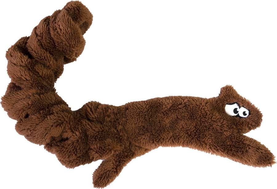 Cycle Dog Duraplush Springy Squirrel Dog Toy, Brown, MD