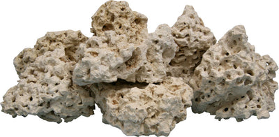 World Wide Imports Coral Base Rock, 40 lbs-4-8 in