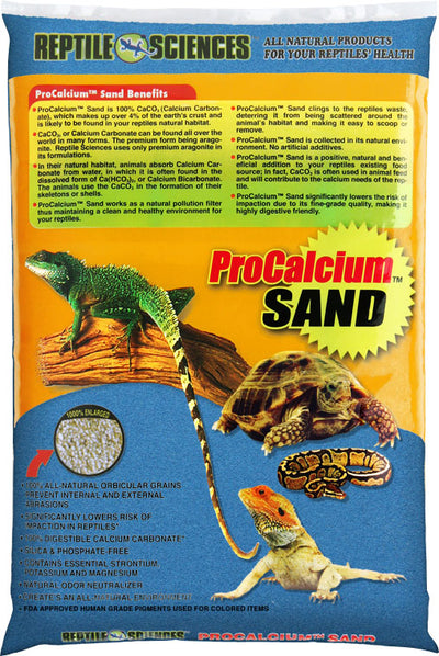 World Wide Imports Procalcium Reptile Sand, Blue, 10 lbs