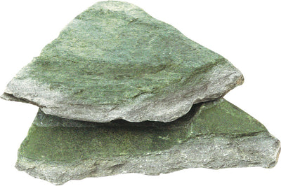 World Wide Imports Emerald Green Quartz Slate, 50 lbs - Rock