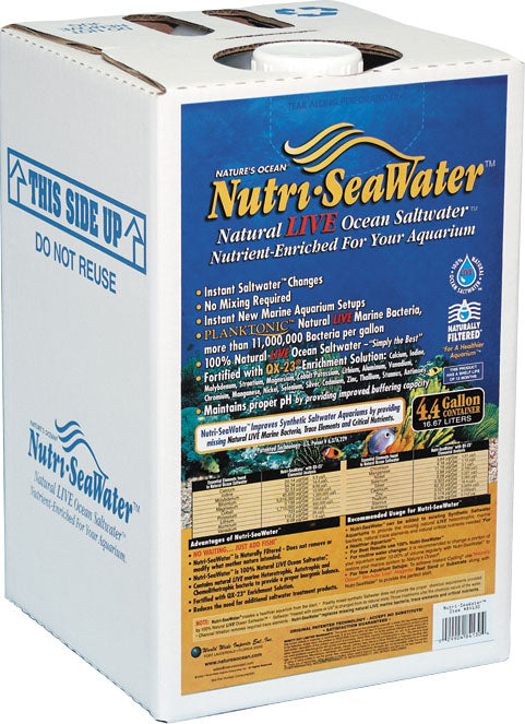 World Wide Imports Nutri Seawater, 4.4 gal - Conditioners