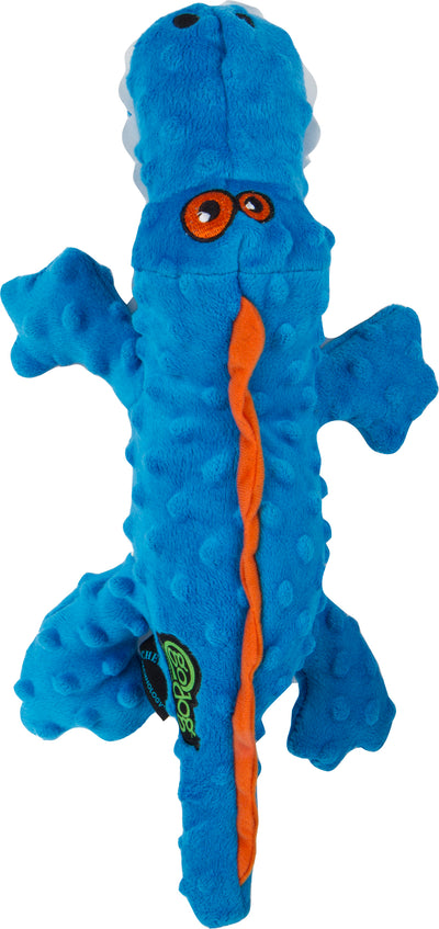 Godog Gators Dog Toy, Blue, LG - Plush