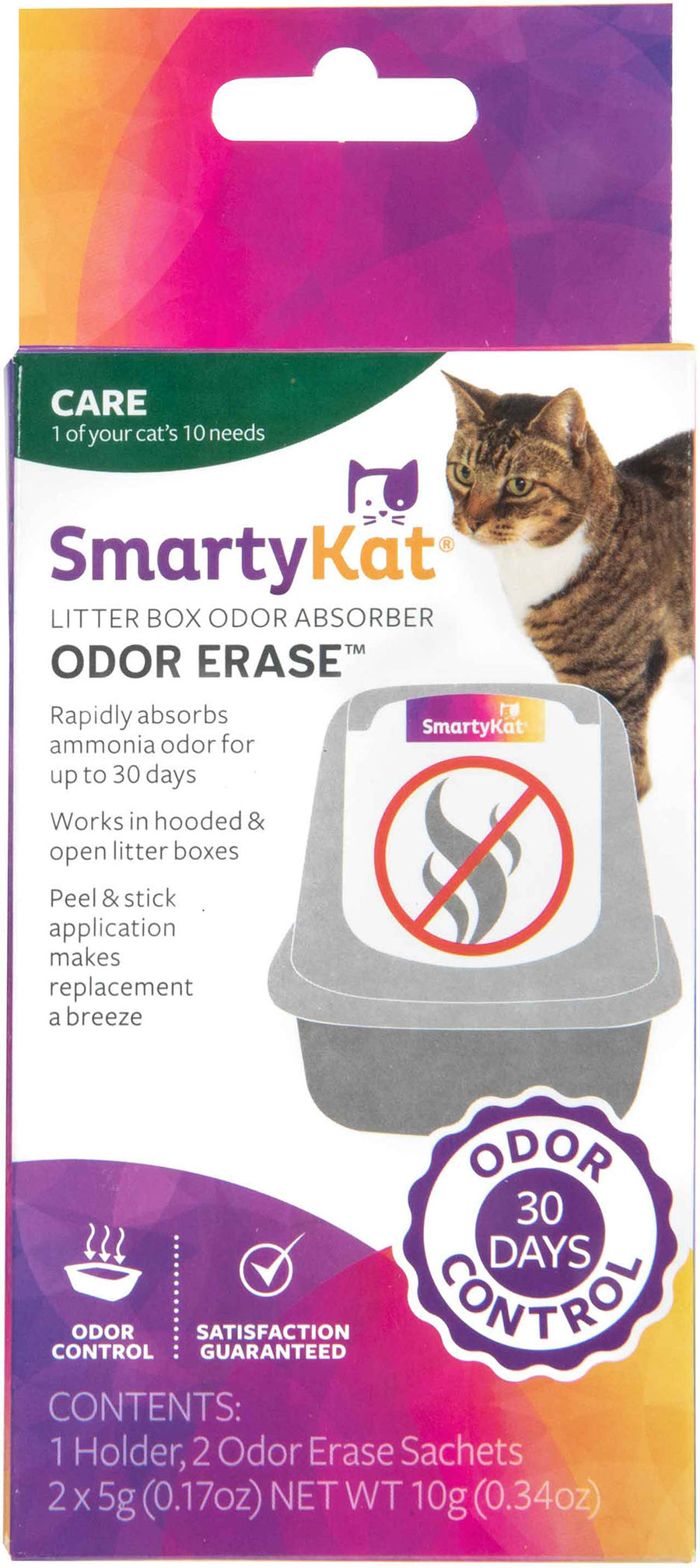Smartykat Odor Erase Litter Box Deodorizer, 2 pc - Additives