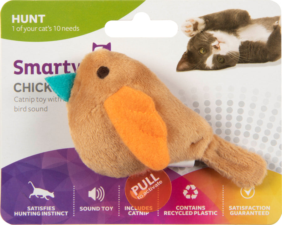 Smartykat Chickadee Chirp Bird Sound Cat Toy, SM - Interactive