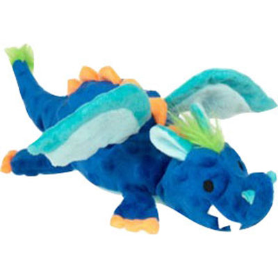 Godog Dragons Dog Toy, Blue, MD - Plush