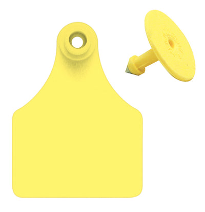 Allflex Ear Tag Numbered #26-50, Yellow, 25pk LG - Ear Tags