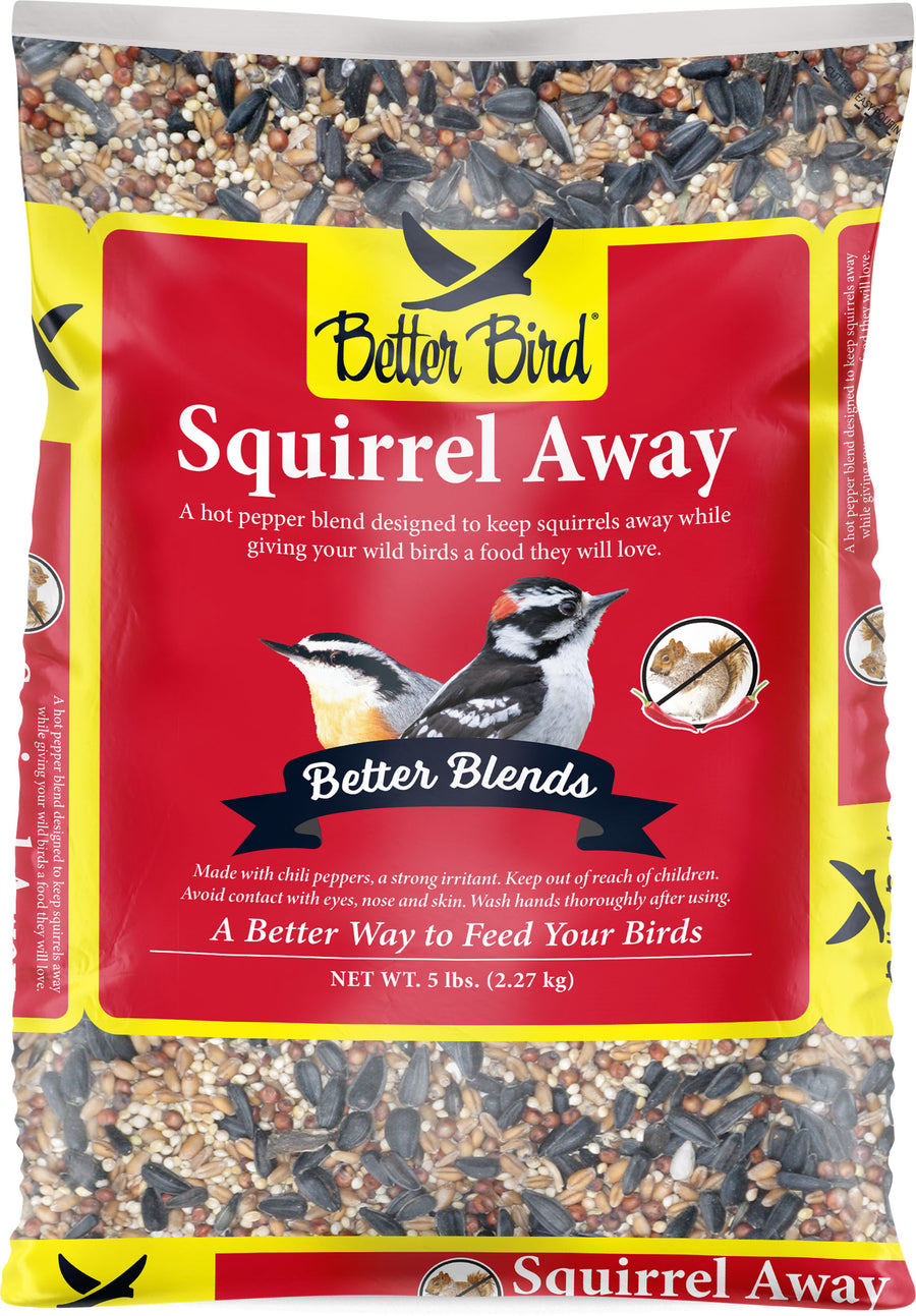 Better Bird Squirrel Away Bird Food, 5 lb - Wild Bird Seed Mix-General
