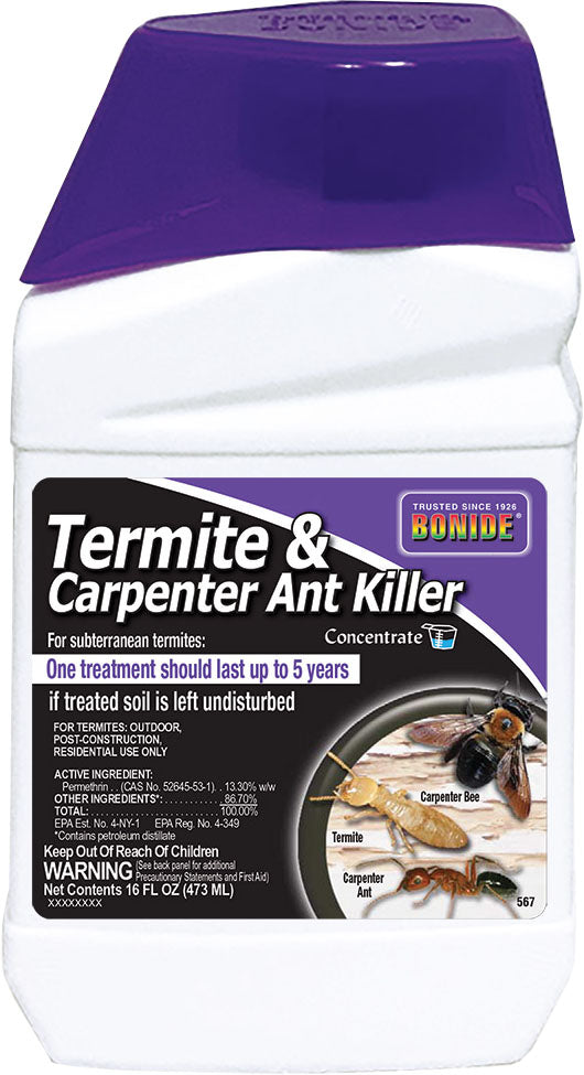 Bonide Termite & Carpenter Ant Control Conc, 1 pt - Concentrate Home Premise